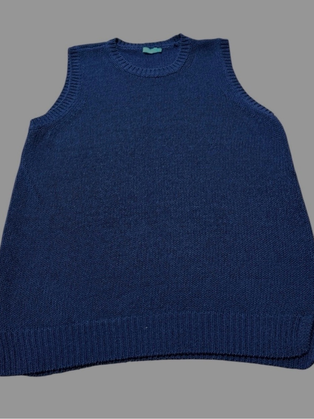 J. Mclaughlin Sleeveless Sweater, Navy, Size L